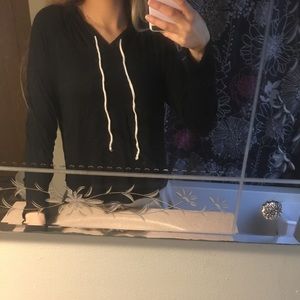 Hooded soft pullover